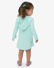 Load image into Gallery viewer, Bloq UV- Hoodie Dress UPF 50 (Mint, 2T-14)