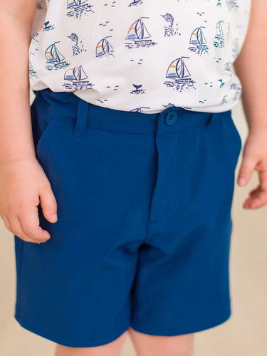 RuggedButts- Hybrid Shorts- Navy (2T-8)