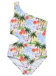 Snapper Rock- CIAO PARADISO ONE SHOULDER SWIMSUIT (8-12)