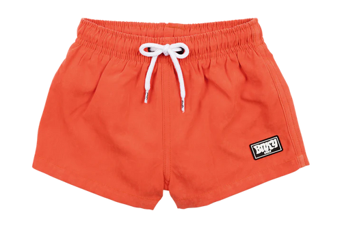 Binky Bros- Suede Shorts (Tangerine, 2y-6y)