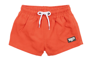 Binky Bros- Suede Shorts (Tangerine, 2y-6y)