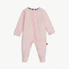 Magnetic Me- Magnetic Footie with Ruffle: Pink Dot Pink Modal (0-9m)