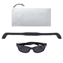 Load image into Gallery viewer, Wee Farers- Black Sunglasses (0-12+)