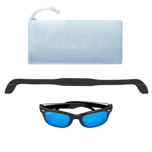 Wee Farers- Black/ Ocean Blue Sunglasses(0-12+)