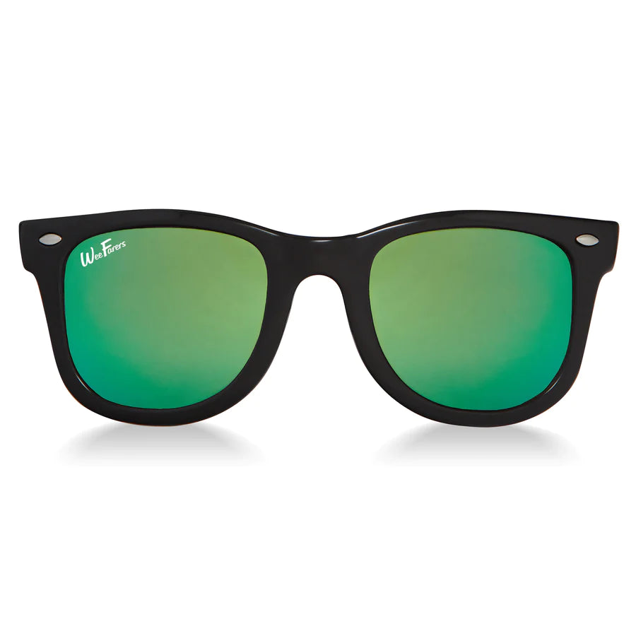 Wee Farers- Black/ Sea Green Sunglasses(0-12+)