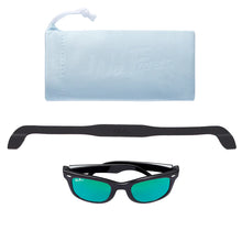 Load image into Gallery viewer, Wee Farers- Black/ Sea Green Sunglasses(0-12+)