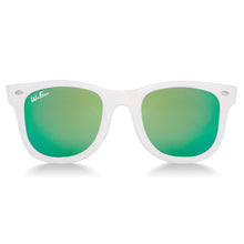 Load image into Gallery viewer, Wee Farers- White/ Sea Green Sunglasses(0-12+)