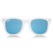 Load image into Gallery viewer, Wee Farers- White/ Sky Blue Sunglasses(0-12+)