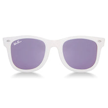 Load image into Gallery viewer, Wee Farers- White/ Purple Sunglasses(0-12+)