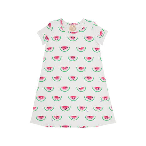 Beaufort Bonnet- Polly Play Dress (Watermelon, 12-24m)