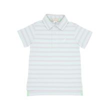 Load image into Gallery viewer, Beaufort Bonnet- Prim and Proper Polo (Buckhead Blue/ Grace Bay/Palm Beach Pink, Newborn-24m)