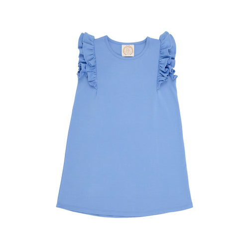 Beaufort Bonnet- Ruehling Ruffle Dress (Blue, 2t-12)