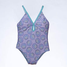 Load image into Gallery viewer, Shebop- One Piece Swimsuit (Purple Shell, XS-L)