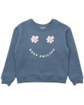 Load image into Gallery viewer, Feather 4 Arrow- Smile Oversized Sweatshirt (2Y-11Y)