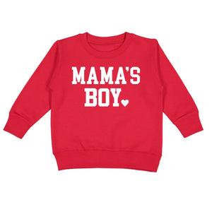 Sweet Wink- "Mama's Boy" Sweat Shirt (Red, 2-8)