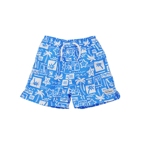 Flap Happy- Wesley Trunks Seaside Palms (2T-6)