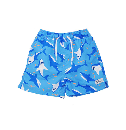 Flap Happy- Wesley Trunks Shark Cyclone (6m-24m)