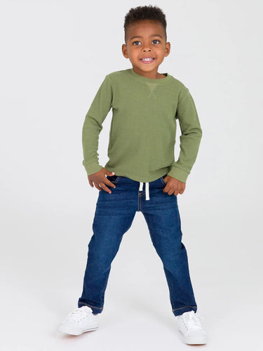 RuggedButts- Medium Wash Pull-on Jeans (2T-5)