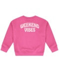 Load image into Gallery viewer, Feather 4 Arrow- Weekend Sweatshirt: Pink Sunset (2Y-13Y)