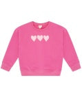 Feather 4 Arrow- Weekend Sweatshirt: Pink Sunset (2Y-13Y)