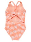 Load image into Gallery viewer, Snapper Rock- CALI PALMS RECYCLED X BACK SWIMSUIT (4-8)