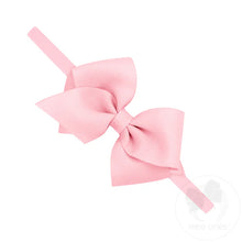 Load image into Gallery viewer, Wee Ones- Extra Small Grosgrain Bow on Matching Skinny Nylon Band