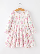 Load image into Gallery viewer, Rylee Faith Designs - Girls' Playful L/S Twirl Dress (2t-8/9)