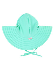 Load image into Gallery viewer, Ruffle Butts: Girls Island Blue Swim Hat