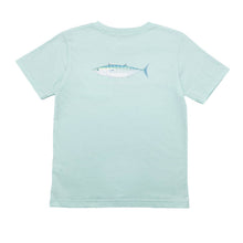 Load image into Gallery viewer, Saltwater Boys - Atlantic Bonito Fish T-Shirt: Aqua (2T-10/12)