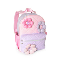 Load image into Gallery viewer, Daisy Appliqué Quilted Large Backpack