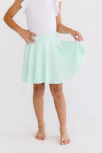 Load image into Gallery viewer, Pastel Green Twirl Skort