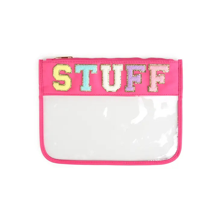 The Spotted Zebra- Clear Pouch Bag