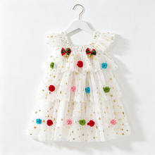 Load image into Gallery viewer, Little Trendy - Girls Christmas Sequin Dress Holiday Tulle Dress