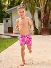 Load image into Gallery viewer, Chubbies - The Lil Great Pink Shark Kids Swim (6M-6)