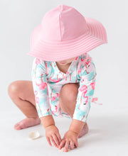 Load image into Gallery viewer, Ruffle Butts: Girls Pink Swim Hat
