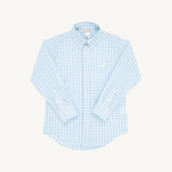 Beaufort Bonnet- Dean's List Dress Shirt (Beale Street Blue Gingham/ Worth Avenue White, 2-8)