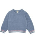 Feather 4 Arrow- Dreamer Knit Top (Dusty Blue, 2Y-13Y)