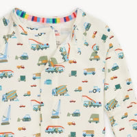 Load image into Gallery viewer, Magnetic Me- Magnetic Convertible Coverall- Modal Dumps like a Truck (NB- 9m)