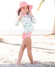 Load image into Gallery viewer, Ruffle Butts: Girls Pink Swim Hat