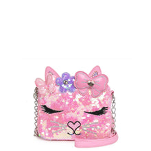 Load image into Gallery viewer, OMG Accessories - Miss Bella Kitty Sequins Crossbody Bag