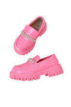 Load image into Gallery viewer, Lola and the Boys- Pink Pearl Loafers (10C-13C)
