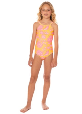 Maaji- Girls One Piece Swimsuit- GOLDEN HOUR EAGLE GIRLS SWIMWEAR (4-12)