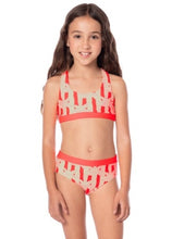 Load image into Gallery viewer, Maaji- Two Piece Swimsuit- Maaji- SUNSET PETALS MIKU GIRLS SWIMWEAR (6-14)