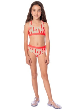 Maaji- Two Piece Swimsuit- Maaji- SUNSET PETALS MIKU GIRLS SWIMWEAR (6-14)