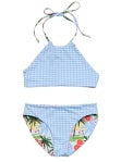 Load image into Gallery viewer, Snapper Rock- CIAO PARADISO REVERSIBLE HALTER BIKINI (8-16)
