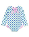Load image into Gallery viewer, Feather 4 Arrow- Coastal Cutie Surf Suit: Multi- White (2T-8)