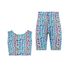 Load image into Gallery viewer, Lola and the Boys- Bejeweled Bike Athletic Set (2-6)