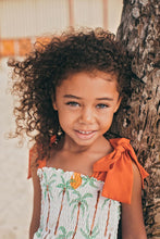 Load image into Gallery viewer, Pepita &amp; Me-WAFFLE DRESS - PALMERAS ARENA (6-14)