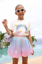 Load image into Gallery viewer, Lola and the Boys- Pastel Rainbow Gems T-shirt (2T-8)