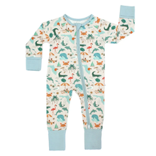 Load image into Gallery viewer, Emerson and Friends: Explore Florida Souvenir Bamboo Convertible Baby Pajamas (0m-24m)